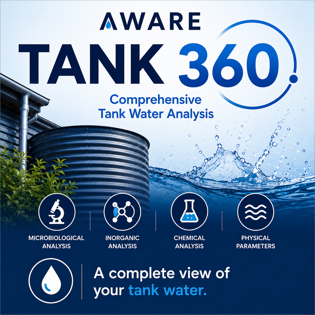 AWARE Tank 360 — Comprehensive Tank Water Analysis